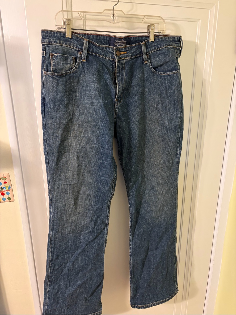 Levi Strauss Signature Stretch Low Rise Blue Boot cut Jeans
